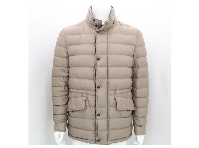 Moncler Fader Goose Down Lightweight Jacket Padding Brown - view 11