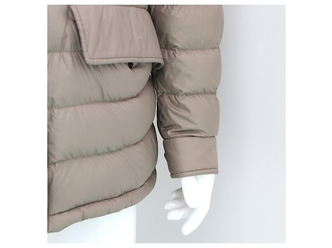 Moncler Fader Goose Down Lightweight Jacket Padding Brown - view 14