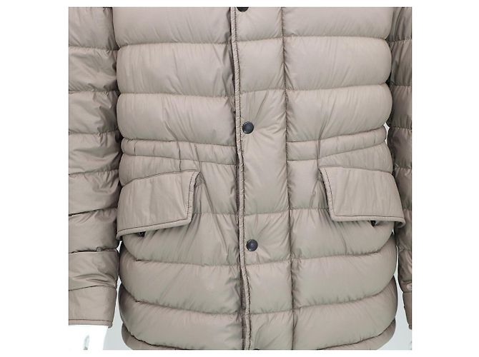 Moncler Fader Goose Down Lightweight Jacket Padding Brown - view 3