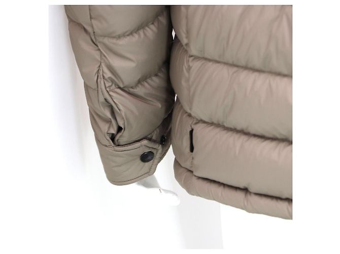 Moncler Fader Goose Down Lightweight Jacket Padding Brown - view 7