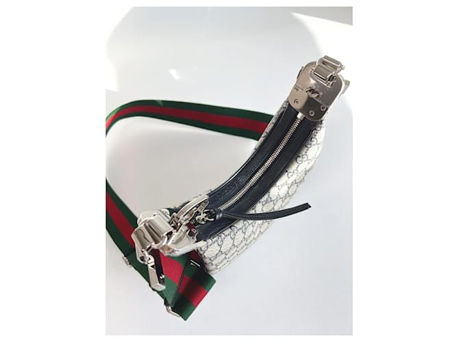 Gucci Borsa a Spalla Attache Small Marrone - vista 16