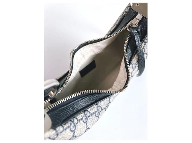 Gucci Borsa a Spalla Attache Small Marrone - vista 19