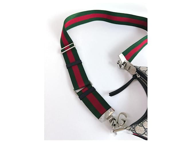 Gucci Borsa a Spalla Attache Small Marrone - vista 22