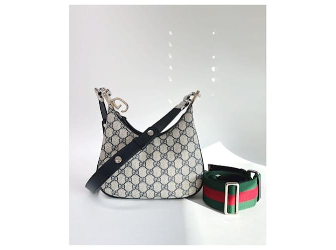 Gucci Borsa a Spalla Attache Small Marrone - vista 6