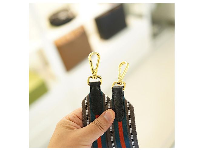 Vitello Prada Borsa a tracolla per fotocamera in pelle nera per donne Nero - vista 22