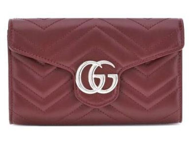 Gucci Portafoglio a catena GG Marmont Multicolore - vista 4