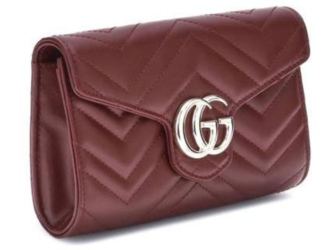 Gucci Portafoglio a catena GG Marmont Multicolore - vista 5
