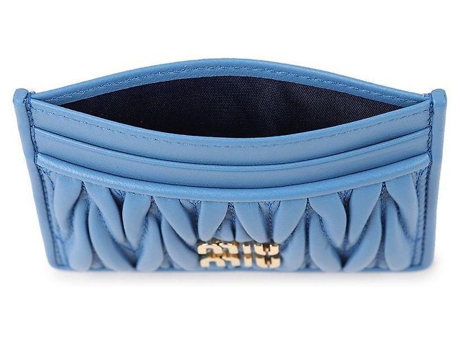Miu Miu Kartenhalter aus Nappa-Leder - Ansicht 7
