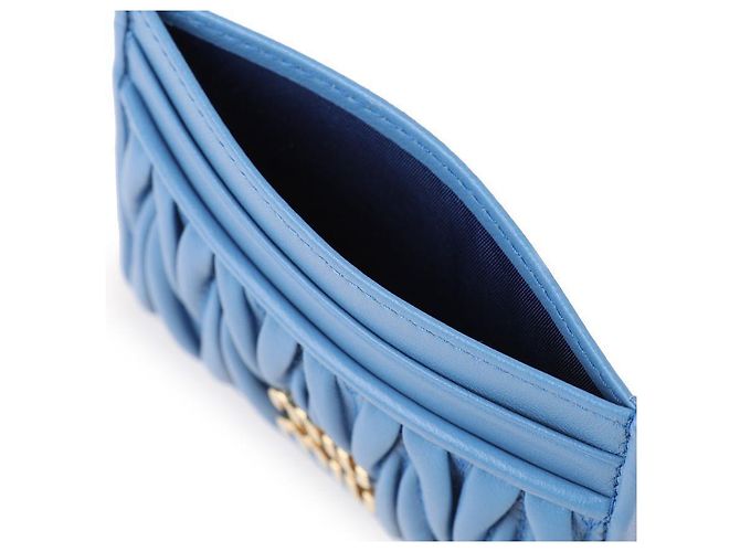 Miu Miu Kartenhalter aus Nappa-Leder - Ansicht 8