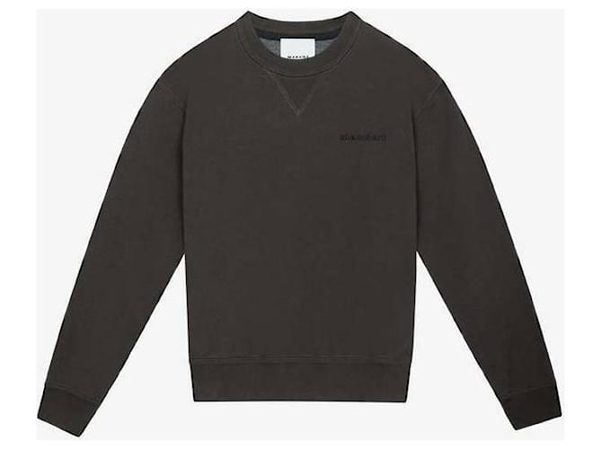 Isabel Marant Sweatshirt mit gesticktem Logo Schwarz - Ansicht 4