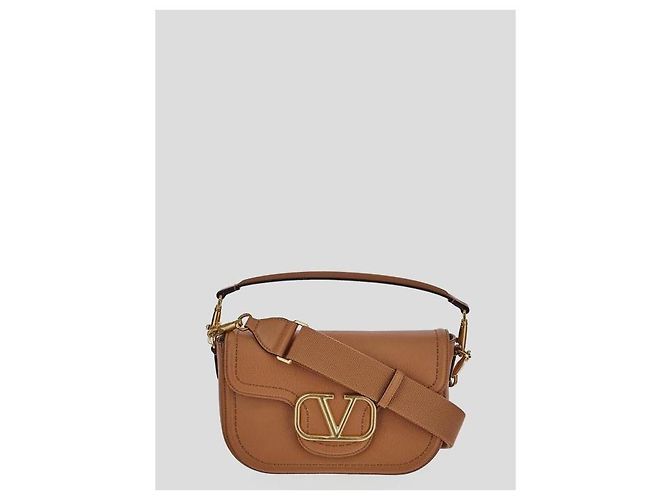 Valentino Borsa a spalla in vitello morbido Marrone - vista 4