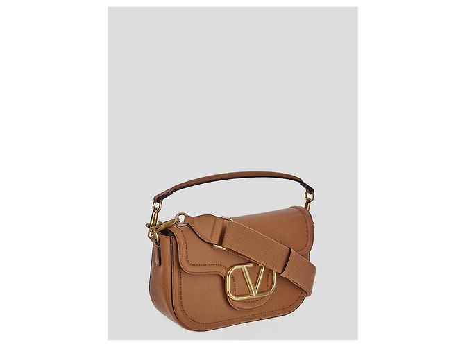 Valentino Borsa a spalla in vitello morbido Marrone - vista 5