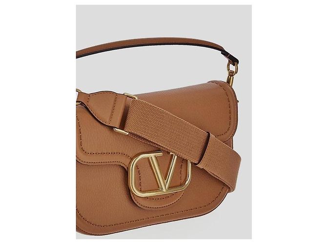 Valentino Borsa a spalla in vitello morbido Marrone - vista 7