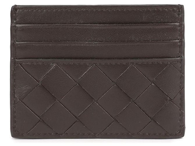 Bottega Veneta Intrecciato Kartenetui Braun - Ansicht 3