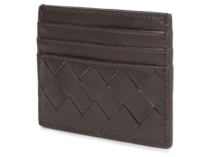 Bottega Veneta Intrecciato Kartenetui Braun - Ansicht 4