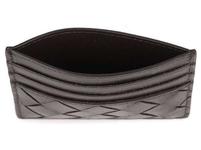 Bottega Veneta Intrecciato Kartenetui Braun - Ansicht 7