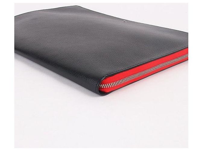 Montblanc Nuova grande pochette in pelle nera Nero - vista 2