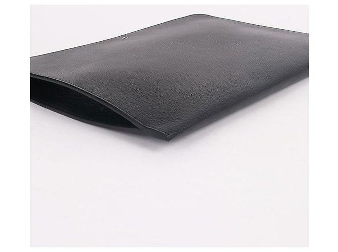 Montblanc Nuova grande pochette in pelle nera Nero - vista 3
