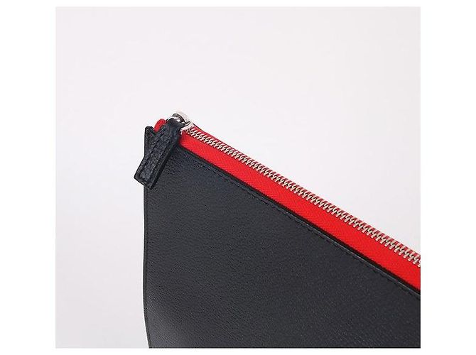 Montblanc Nuova grande pochette in pelle nera Nero - vista 5