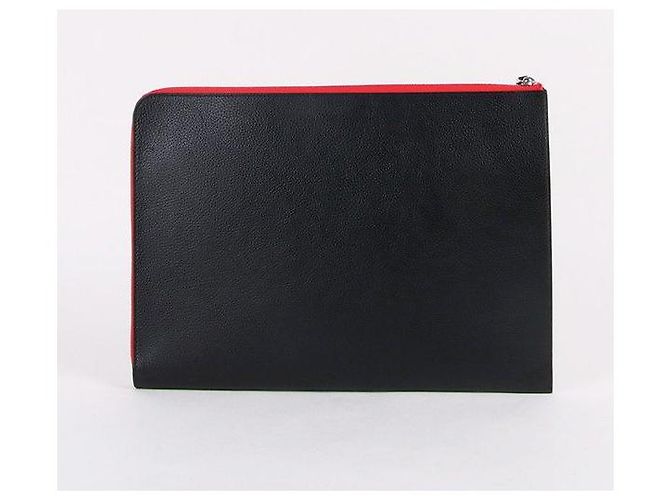 Montblanc Nuova grande pochette in pelle nera Nero - vista 7