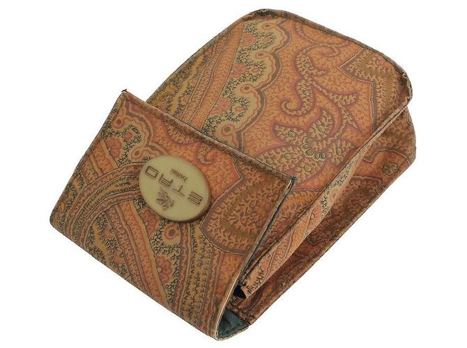 Etro Multi-Use-Case aus Paisley-Stoff Braun - Ansicht 3
