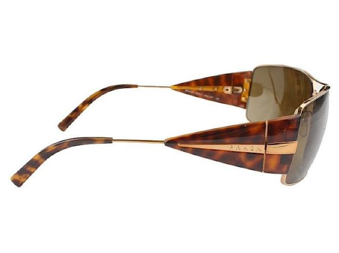 Prada Gafas de sol Goggle Leopardo Verde - vista 3