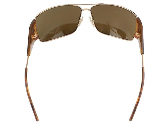 Prada Gafas de sol Goggle Leopardo Verde - vista 4