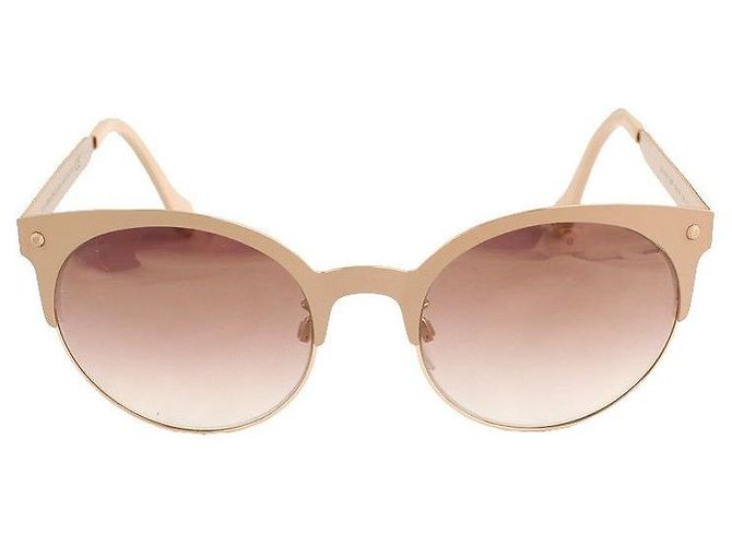 Balenciaga Gafas de sol de marco redondo Castaño - vista 2