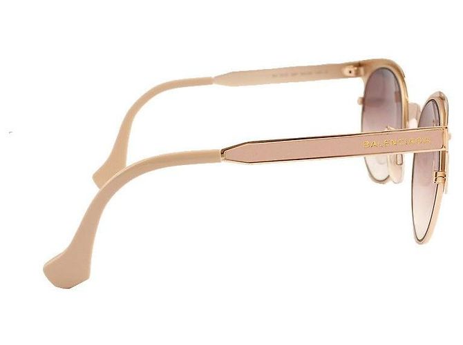 Balenciaga Gafas de sol de marco redondo Castaño - vista 3