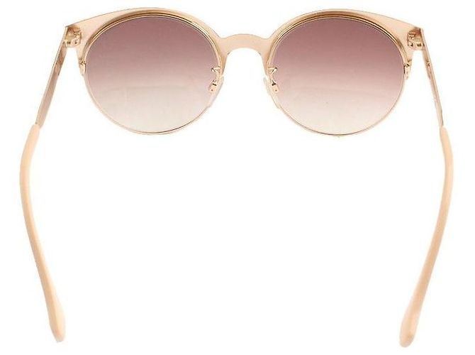 Balenciaga Gafas de sol de marco redondo Castaño - vista 4