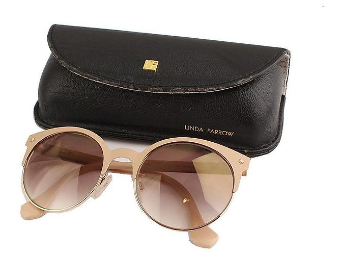 Balenciaga Gafas de sol de marco redondo Castaño - vista 5