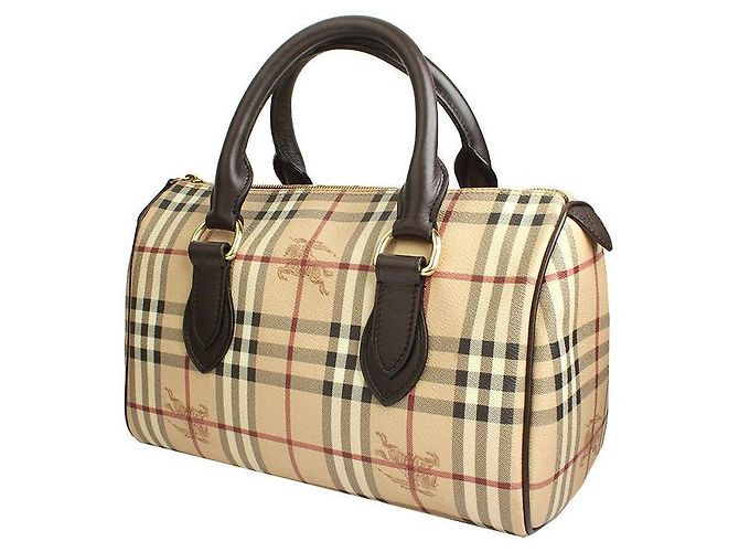 Burberry Borsa Tote Boston Marrone - vista 2