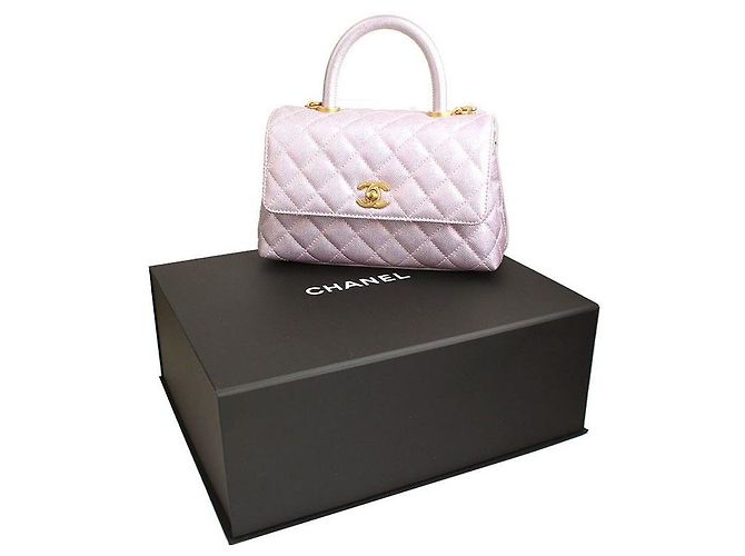 Chanel Piccola borsa a mano e crossbody Coco Handle Perla Arcobaleno Multicolore - vista 7