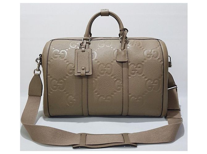 Gucci Borsa da viaggio Jumbo GG Bianco - vista 2