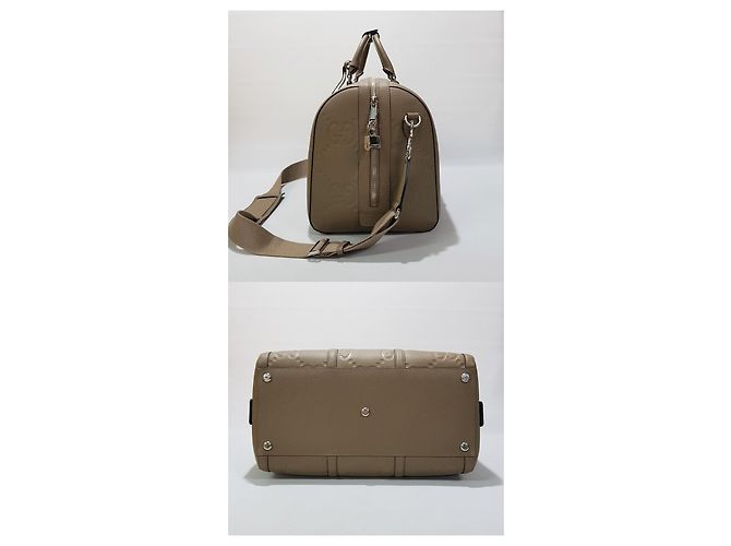 Gucci Borsa da viaggio Jumbo GG Bianco - vista 3