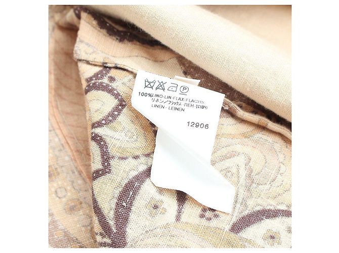 Valentino Sprayline Sandbeige Leinenjacke Braun - Ansicht 3
