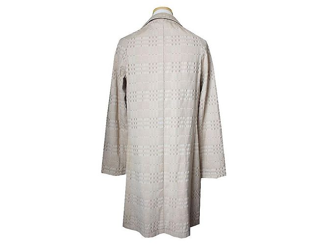 Burberry Abrigo de jacquard beige Castaño - vista 2