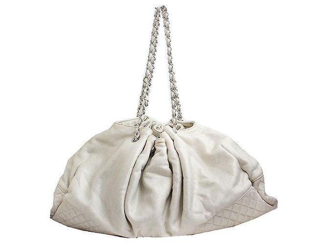Chanel Borsa a spalla a secchiello con cordoncino n° Giallo - vista 3