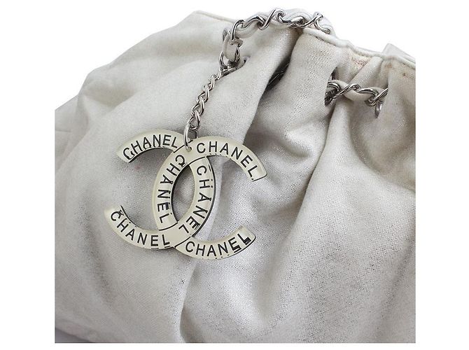 Chanel Borsa a spalla a secchiello con cordoncino n° Giallo - vista 6