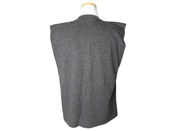 Alice + Olivia Ärmelloses T-Shirt in Anthrazitgrau Ellis Olivia Braun - Ansicht 2