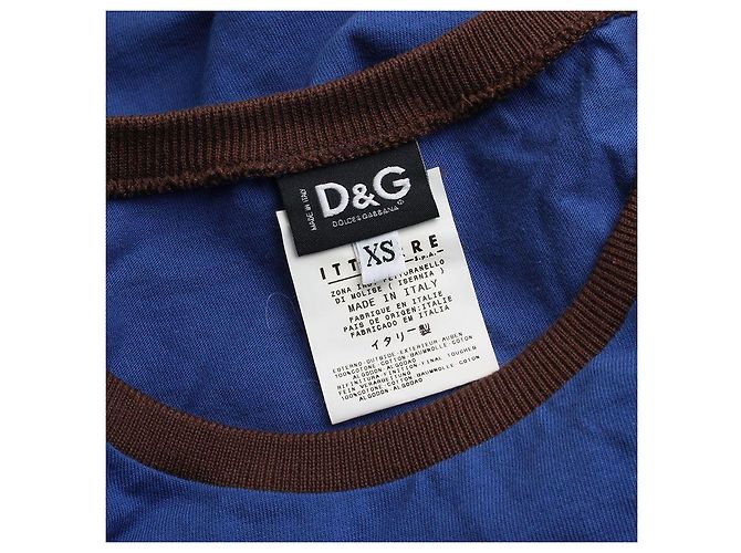 Dolce & Gabbana T-Shirt mit blauer Schrift XS - Ansicht 3