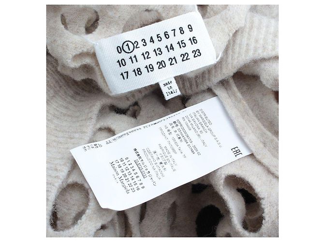 Maison Martin Margiela Maison Margiela Hafer-Wollstrickoberteil Braun - Ansicht 3