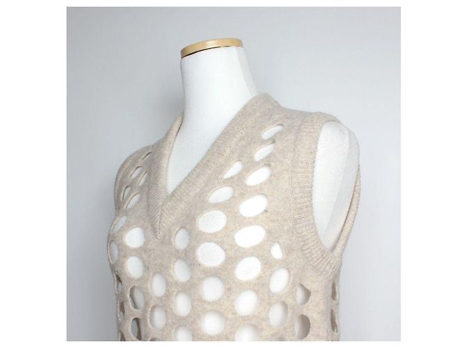Maison Martin Margiela Maison Margiela Hafer-Wollstrickoberteil Braun - Ansicht 4