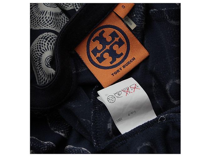 Abito stampato blu notte Tory Burch - vista 3