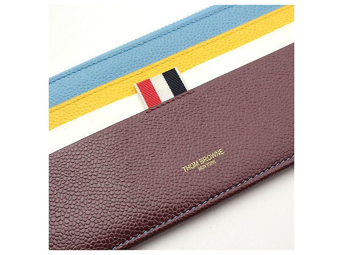 Thom Browne Mehrfarbiges Gippy Langwallet Mehrfarben - Ansicht 5