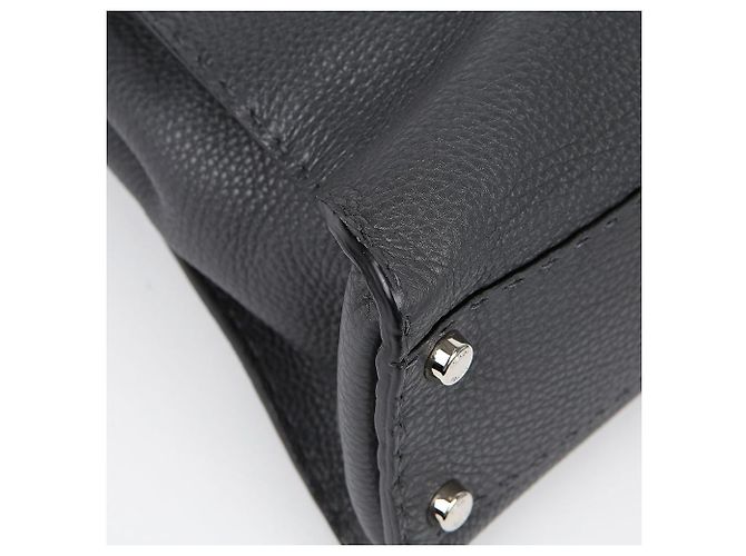 Fendi Borsa a Spalla Peekaboo Medium Tote Marrone - vista 8