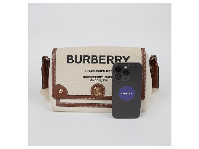 Burberry Bolsa transversal Hosperi Note Marrom - vista 11