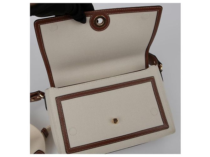 Burberry Bolsa transversal Hosperi Note Marrom - vista 12