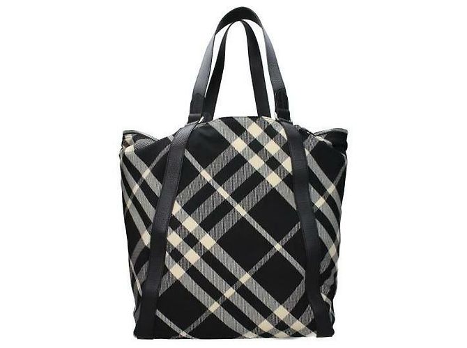 Burberry Borsa tote Large Field Multicolore - vista 4