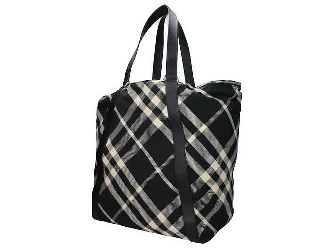 Burberry Borsa tote Large Field Multicolore - vista 5